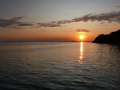 Abens am Bakkeb&oslash;lle Strand in D&auml;nemark