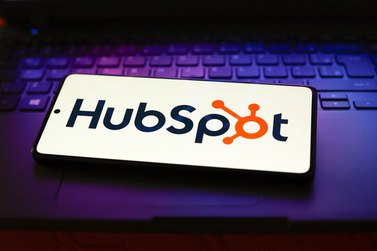 July 22, 2024, Paraguay. In this photo illustration, the HubSpot, Inc. logo is displayed on a smartphone screen.