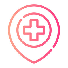 location gradient icon