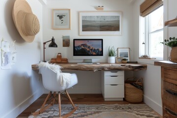 A guitarist in a leather jacket plays passionately on stage alongside his bandmates, capturing the essence of a live rock performance in an energetic environment.