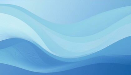 Fototapeta premium Aesthetic pastel soft blue background template for business or diploma presentation. Waves concept. Generative AI