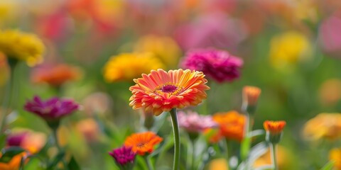 Close Up of a Pink and Yellow Gerbera Daisy