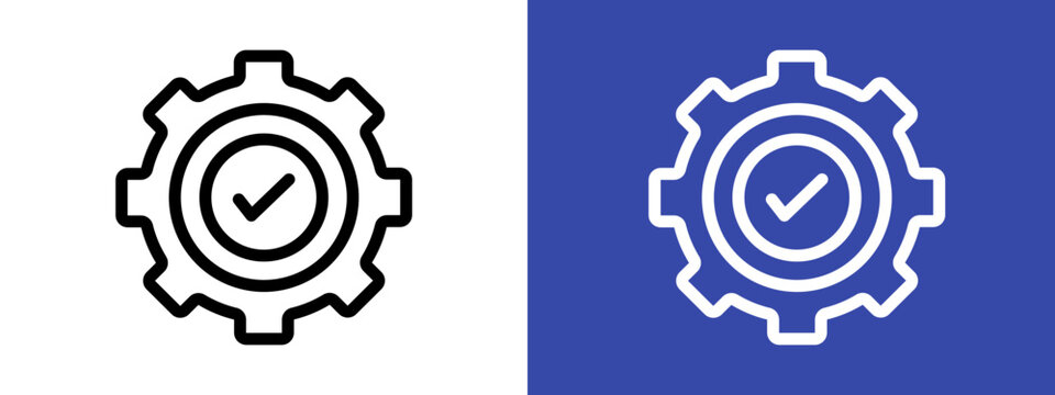 Easy Installation icon logo sign set vector outline