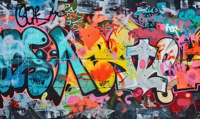 Fototapeta premium graffiti on the wall