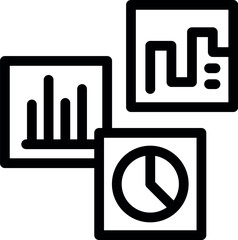 Business infographics showing charts and diagrams for data analysis, marketing, analysis, and business reports