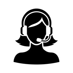 woman customer support avatar icon