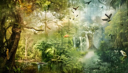 Enchanted Forest - A Dreamy Tapestry of Nature