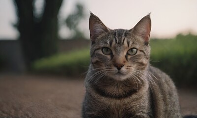 Fototapeta premium portrait of a cat