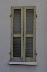 closed window shutters