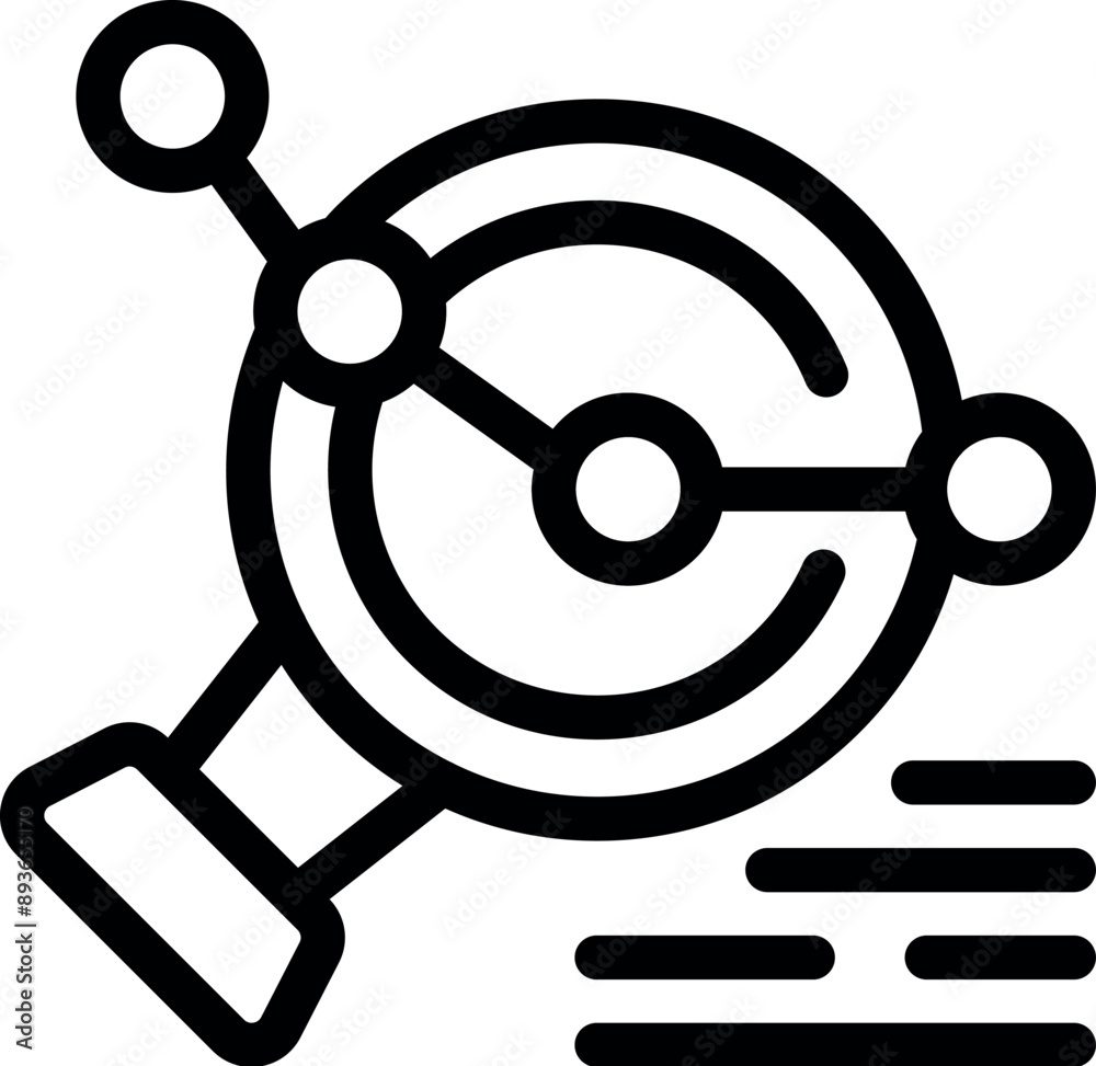 Poster system is analyzing data and generating a report with charts and connections