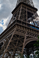 Sightseeing in Paris through Montmartre, the Latin Quarter, Notre Dame, the Eiffel Tower, the Champs Elys&eacute;es, the Louvre Museum and the streets with ancient buildings, in the year of the Olympic Games