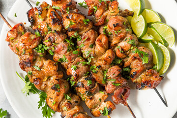 Homemade Thai Pork Skewers