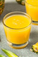 Refreshing Cold Pineapple Juice