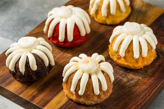 Homemade Sweet Mini Bundt Cakes - Powered by Adobe