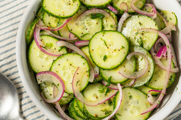 Gourmet Healthy Cucumber Salad
