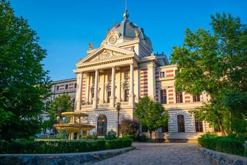 Obraz premium Coltea Clinical Hospital in Bucharest, Romania. The oldest hospital in Bucharest, dating from 1704.