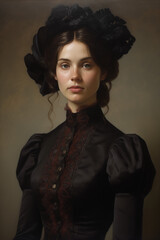 victorian portrait of aristocratic woman