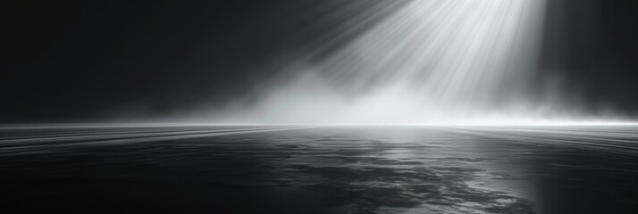 Ultra sharp photo presenting a banner header cover design with a white, gray, and black blurred