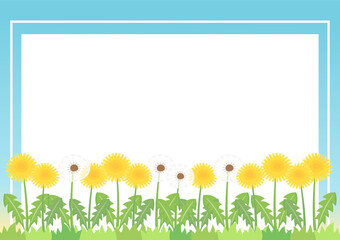 little dandelion frame 2