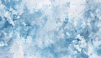 Obraz premium Ultra sharp photo presenting a pastel light blue watercolor painted background, with delicate