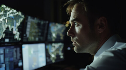 Digital Forensics Expert Tracking Cyber Criminals.