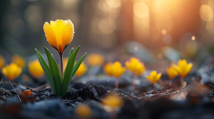 Last Tulip beautiful spring wallpaper professional photography