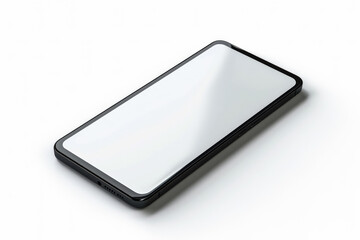 Template of a smartphone isolated on white background