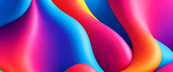Obraz premium illustrazione con elementi geometrici astratti a tema surreale