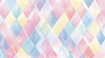 A colorful background with a pattern of squares and triangles