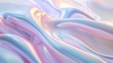 A very colorful and shiny fabric with a very smooth and flowing texture