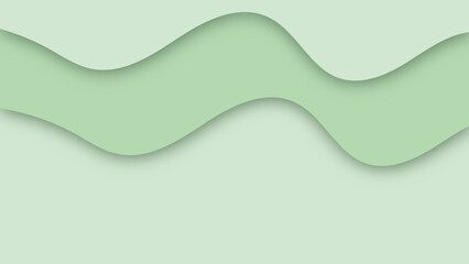 Abstract paper cut shape wave background