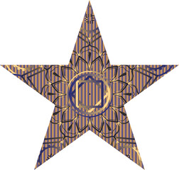 This is simple and vector mandala background and it is editable.