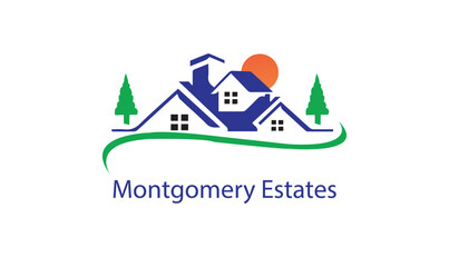 Montgomery estates logo, idea logo, 