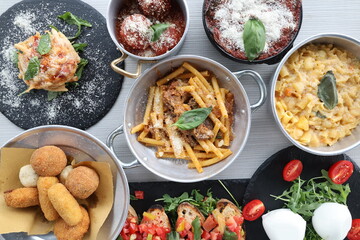 piatti di mare e terra italiani