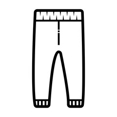 jogger pants Line Icon