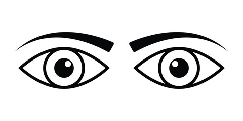 eye icon vector design template