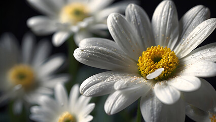Fototapeta premium daisy flower closeup