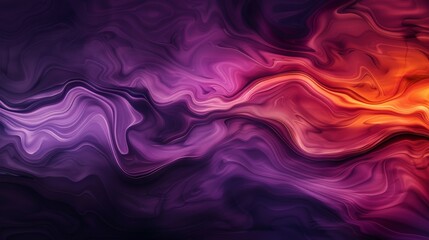 Obraz premium Abstract colorful gradient flow with purple and orange tones, perfect for backgrounds, wallpapers, and stylish design projects.