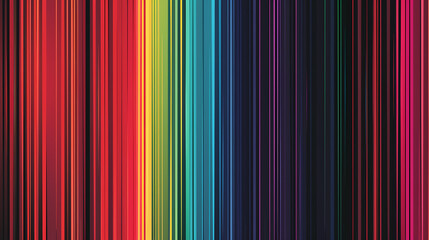 Vibrant multicolored vertical stripes in a spectrum gradient, creating a dynamic and energetic abstract background.