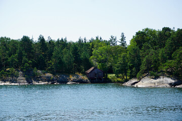 Scenic view of the archipelago during summer