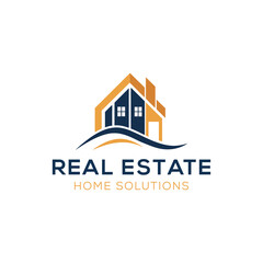 Fototapeta premium Building real estate logo design