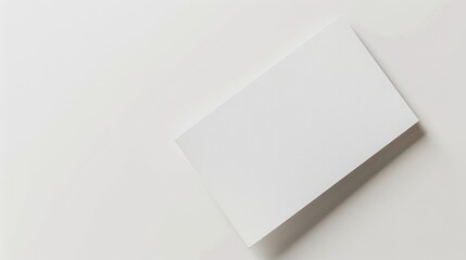 White document on white backdrop