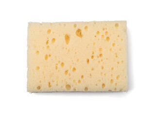 Natural Sponge Isolated, Eco Brown Sponges, Eco Friendly Hygiene Accessory, Scotch Brite Dishwasher