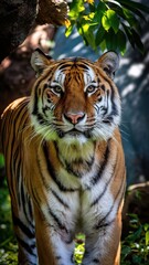 Obraz premium Fearsome Tiger in the Wilderness