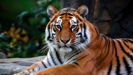 Close-Up of a Tiger's Face