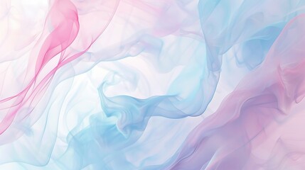Obraz premium Abstract Pink and Blue Fabric Swirling in the Light