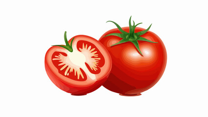 Fresh Tomato Vector Design
