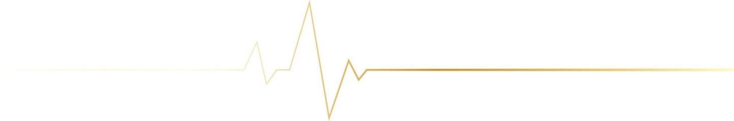 gold heart pulse