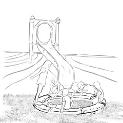 Playground kids