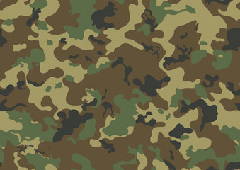 Fototapeta premium army camo seamless military background, uniform texture, modern design